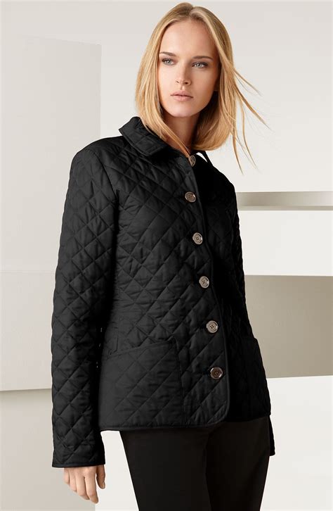 burberry brit quilted short jacket|Burberry quilted jacket nordstrom.